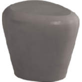 Corvo Outdoor Side Table in Grey Concrete